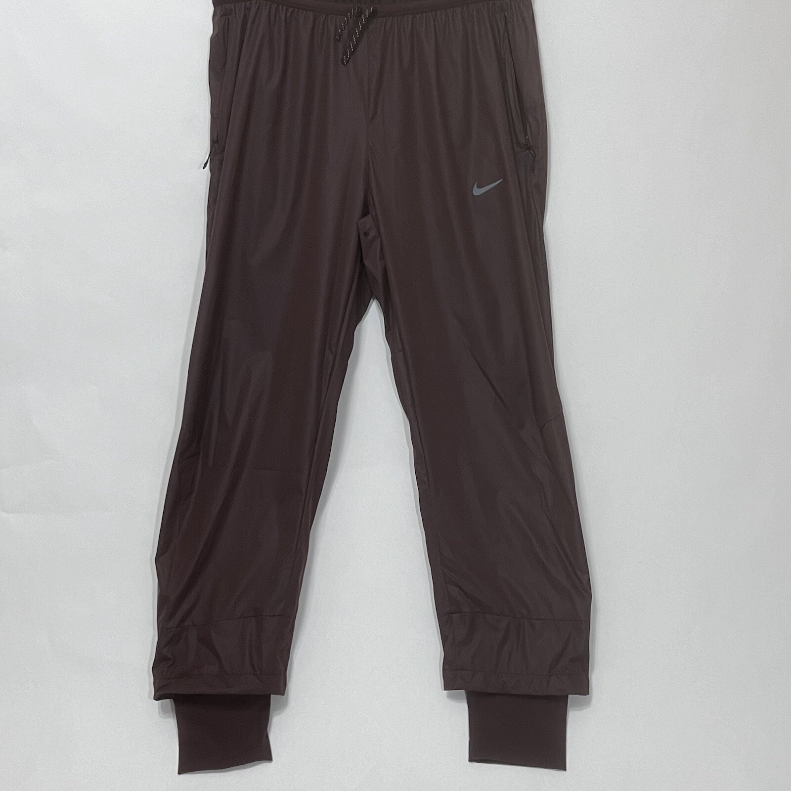 Nike Running Division Phenom Pants Brown Men Size Large Storm Fit Fb8542-227